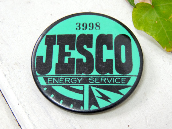 JESCO・3998 ヴィンテージ・缶バッジ・アドバタイジン・USA・オイルカンパニー・小物