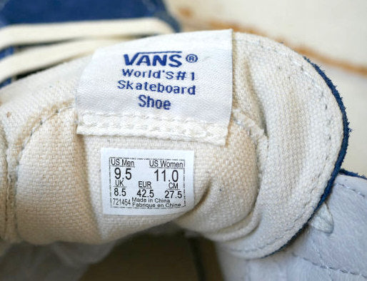 Vans バンズ Vault・SK8-MID・幾何学模様・ブルー・スニーカー・スケートミッド USA