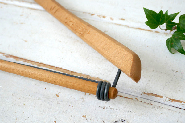 John Thomas Batts・組み木・ヴィンテージ・木製ハンガー・スーツハンガー・ナチュラル