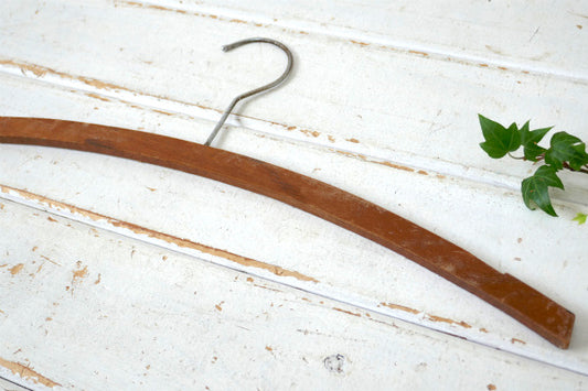 シャビー・ヴィンテージ・木製ハンガー・ハンガー・インテリア・ナチュラル USA