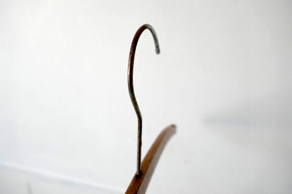 シャビー・ヴィンテージ・木製ハンガー・ハンガー・インテリア・ナチュラル USA