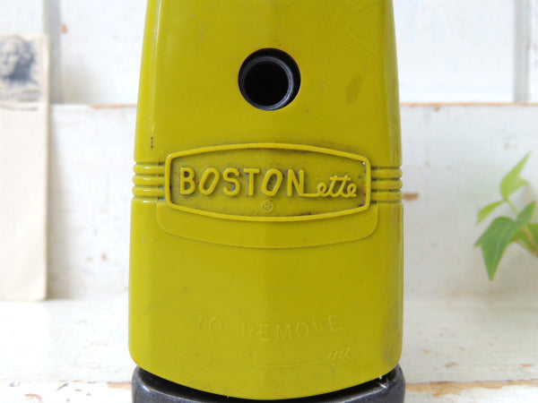 【BOSTONette】ボストン・アボカド・グリーン・ヴィンテージ・ペンシルシャープナー・鉛筆削り