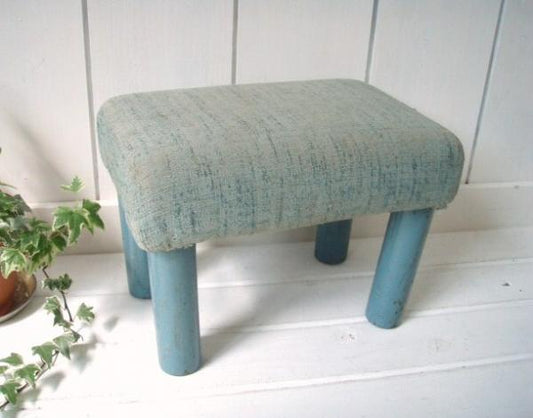 USA 木製の小さなアンティーク・スツール