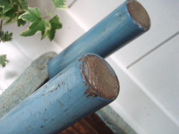 USA 木製の小さなアンティーク・スツール