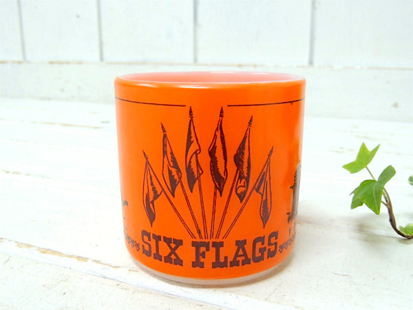 フェデラル SIX FLAG& コーヒー タイム・オレンジ・ヴィンテージ・マグカップ 食器 カフェ