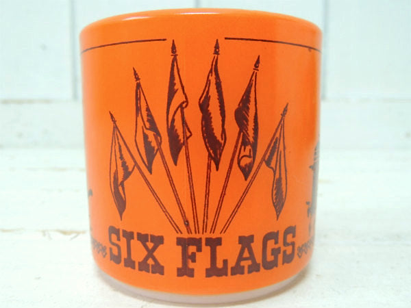 フェデラル SIX FLAG& コーヒー タイム・オレンジ・ヴィンテージ・マグカップ 食器 カフェ