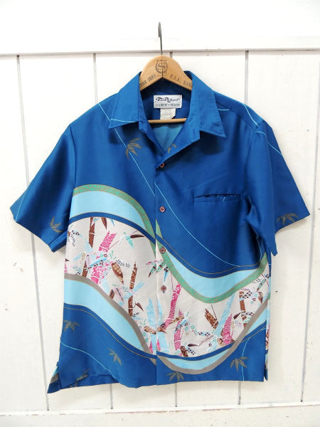 【リバティ・ハウス×Tori Richard】トリ・リチャード・和柄・ビンテージ・アロハシャツ・古着