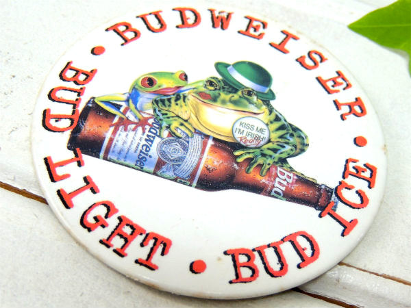 Budweiser バドワイザー・ビール・ヴィンテージ・缶バッジ・USA・ドリンク
