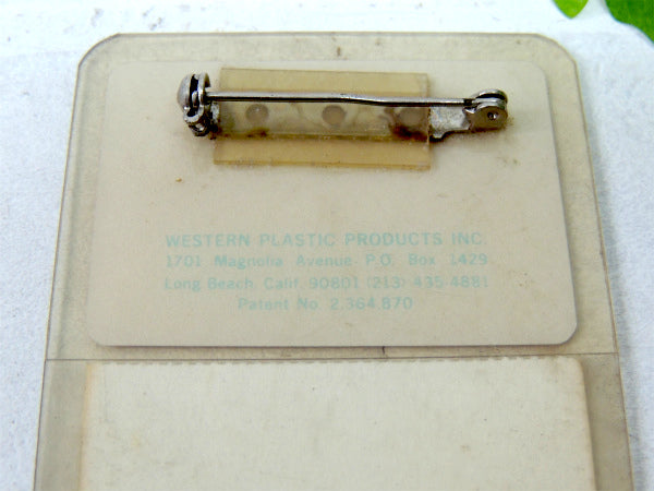 【MILCO・134】USA・ヴィンテージ・プラスチック製・バッジ・ネームケース付き