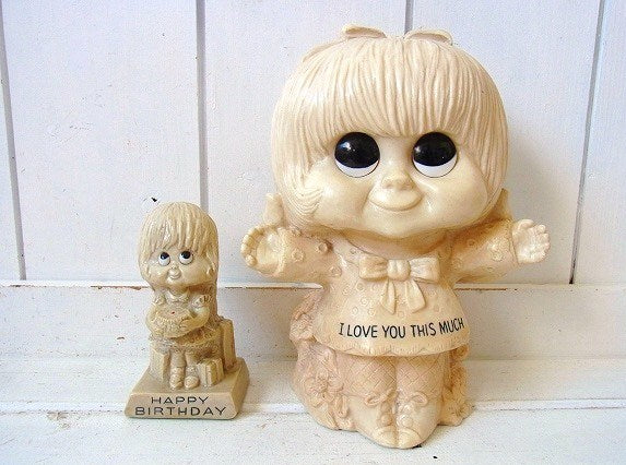 【I LOVE YOU THIS MUCH】ビッグサイズ・70’s・ヴィンテージ・メッセージドール