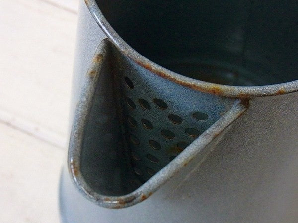 グレー色・ホーロー製・アンティーク・ポット/ケトル/コーヒーポット USA