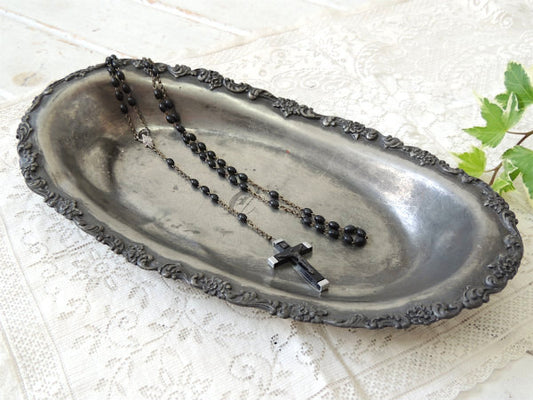 【Poole Silver Co】シルバープレート・アンティーク・ブレッドトレイ・プレート・銀食器