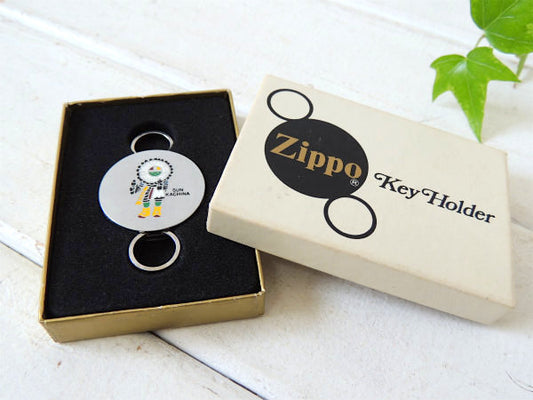 【ZIPPO】ジッポ・サンカチーナ・デッドストック箱付き・ヴィンテージ・キーホルダー USA