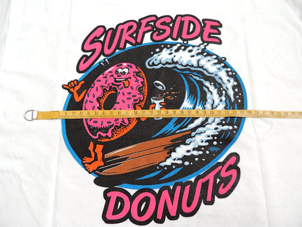 【SURFSIDE DONUTS】カリフォルニア・ピズモビーチ・オリジナル・Tシャツ(M)・ドーナツ