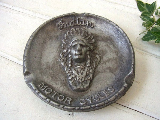 【インディアン モーターサイクル】ヴィンテージ・アシュトレイ/灰皿 USA
