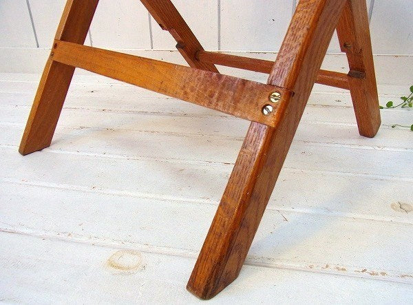 SNYDER CHAIR 木製② アンティーク・フォールディングチェア 折り畳み・イス 木製椅子