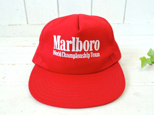 【マールボロ/刺繍】ヴィンテージ・キャップ・帽子・デッドストック・USA