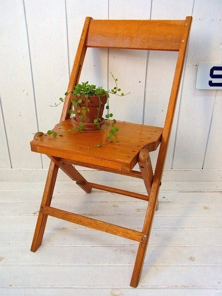 SNYDER CHAIR 木製 アンティーク・フォールディングチェア 折り畳み イス 椅子 US