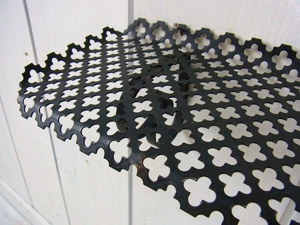 小さなアンティーク・ウォールシェルフ/飾り棚/型抜きデザイン USA