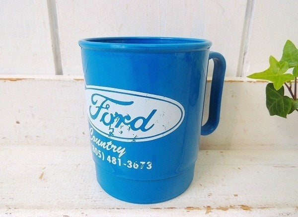 【FORD】フォードモーター・デッドストック・ノベルティ・ヴィンテージ・プラコップ/マグカップ