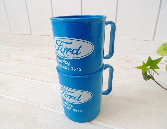 【FORD】フォードモーター・デッドストック・ノベルティ・ヴィンテージ・プラコップ/マグカップ ②