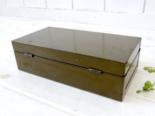 【TRIMM・LA・CALIF】EAGLE LOCK鍵付き・メタル製・ヴィンテージ・メタルケース