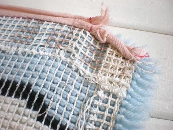 USA スマーフ・ヴィンテージ・フックドラグ/タペストリー