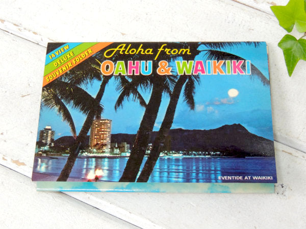 HAWAII・ハワイ 14枚の写真・ヴィンテージ・ピクチャーホルダー・写真・印刷物・60~70s