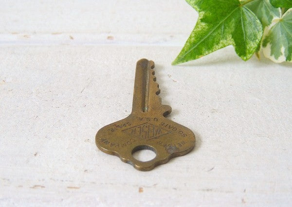 【 WEISER/SO.GATE】真鍮製・ゲート・鍵・ビンテージ・キー・USA・ナンバー