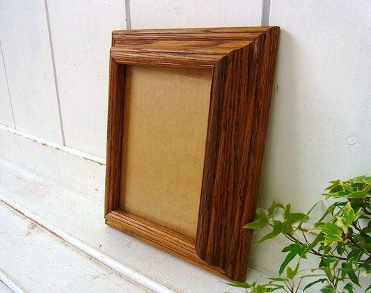 ヴィンテージ・木製フレーム/額縁/フォトフレーム/無垢材 USA