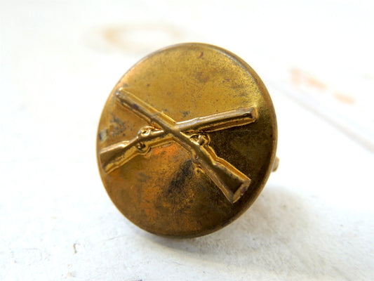 【United States】クロスライフル・ヴィンテージ・US ARMY・ピンバッジ・ピンズ