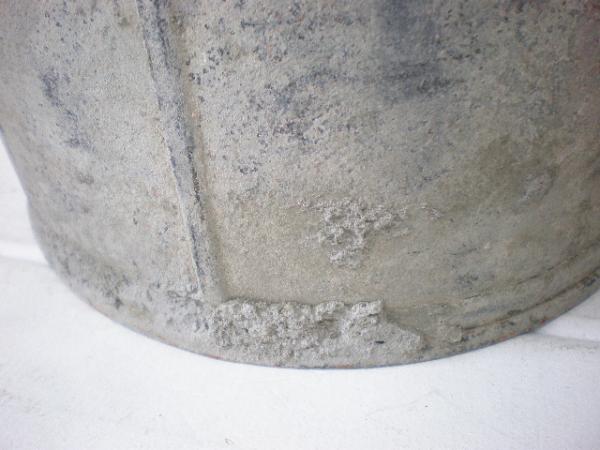 USA ジャンクなブリキ製ヴィンテージ・バケツ/ガーデニング