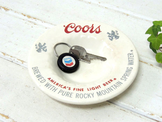 【Coors・クアーズ】ビール・ヴィンテージ・陶器製・灰皿・アシュトレイ/アドバタイジング