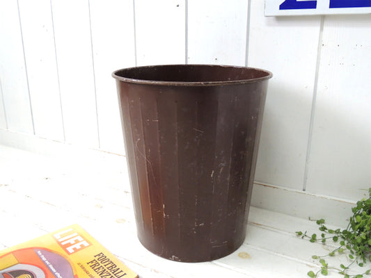 【THE WITT COMPANYオハイオ州】工業系・ビンテージ・スチール缶/ダストボックス/ゴミ箱