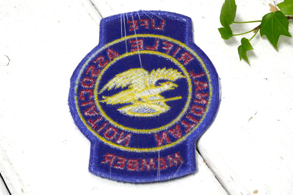 NRA アメリカ合衆国 イーグル 全米ライフル協会 ビンテージ・刺繍 ワッペン USA アクセサリー