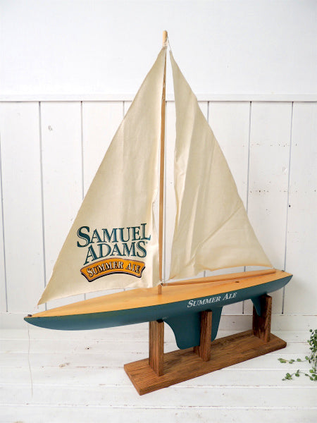 SAMUEL ADAMS サミュエルアダムス・ビール・店頭用 ディスプレイ・大きなヨット・USA看板