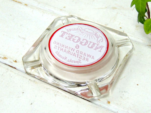 【NUGGET・ネバダ州】カジノ&ホテル・ヴィンテージ・アドバタイジング・灰皿・ミッドセンチュリー