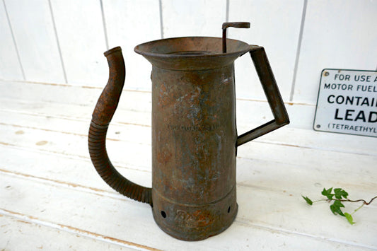 Brookins メタル 50s ビンテージ オイルジョッキ オイル差し ジャグ オイル缶 ガレージ USA