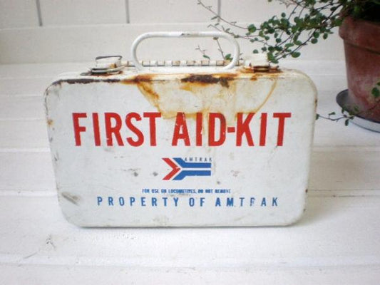【アムトラック】FIRST AID-KIT・ヴィンテージ・救急箱