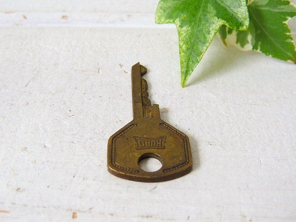 【HURD/1930's~/FK118】ナンバー入り真鍮製・鍵・ビンテージ・オールドキー・USA