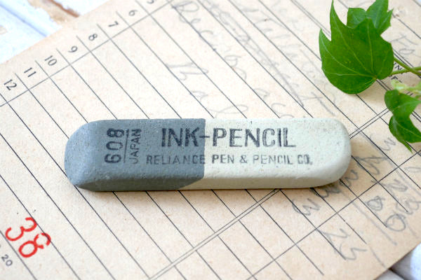 INK-PENCIL 608 USED・ビンテージ・消しゴム・ステーショナリー 文房具 砂消しゴム