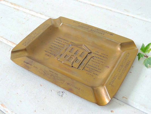 【Carpenters Hall】真鍮製・ヴィンテージ・灰皿・アシュトレイ・マネートレイ USA
