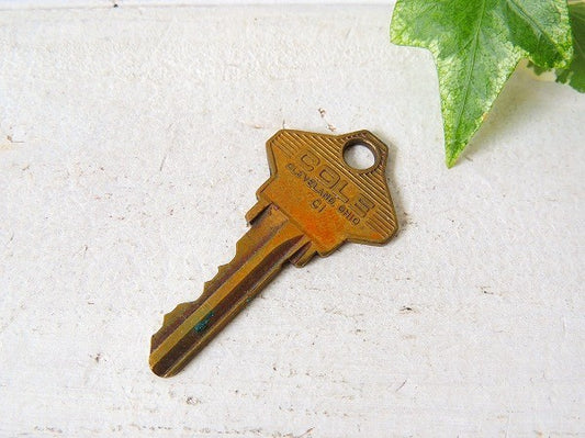 【COLE/OHIO】オハイオ・真鍮製・鍵・ビンテージ・キー・USA