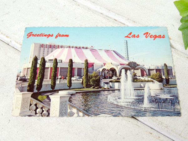 【サーカス・サーカスホテル】1960s~・アメ車・ビンテージ・ポストカード・葉書・写真・べガス