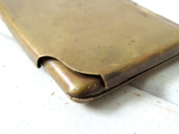 【BRASS・真鍮製】アンティーク&ヴィンテージ・名刺入れ・カードケース・ファッション・アクセサリ