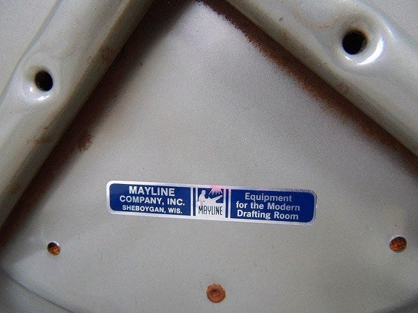 【MAYLINE】工業系・ヴィンテージ・ラウンドスツール/チェア/ガレージスツール USA