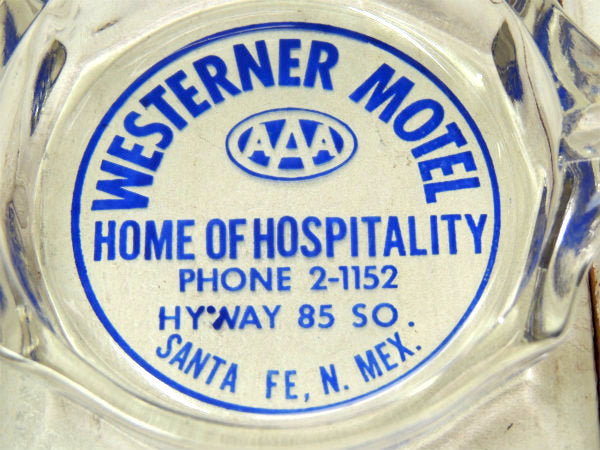 【AAA・WESTERNER MOTEL】モーテル・アドバタイジング・自動車関連・ビンテージ・灰皿