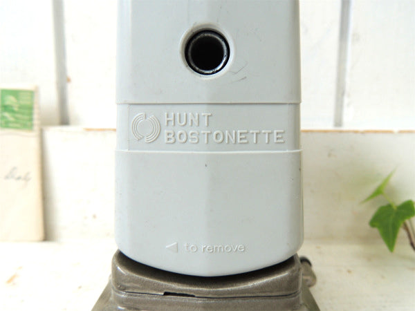 【HUNT BOSTONETTE】バキュームタイプ・ビンテージ・ペンシルシャープナー/鉛筆削り/工業