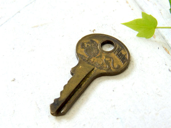 マスターロック ライオン MASTER  U.S.A.・ヴィンテージ・キー・鍵・key・真鍮製