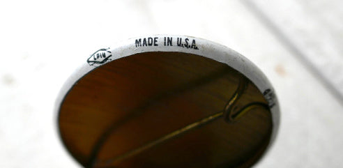 USWA 全米鉄鋼労組 ヴィンテージ・メンバー・缶バッジ  MADE IN USA デッドストック